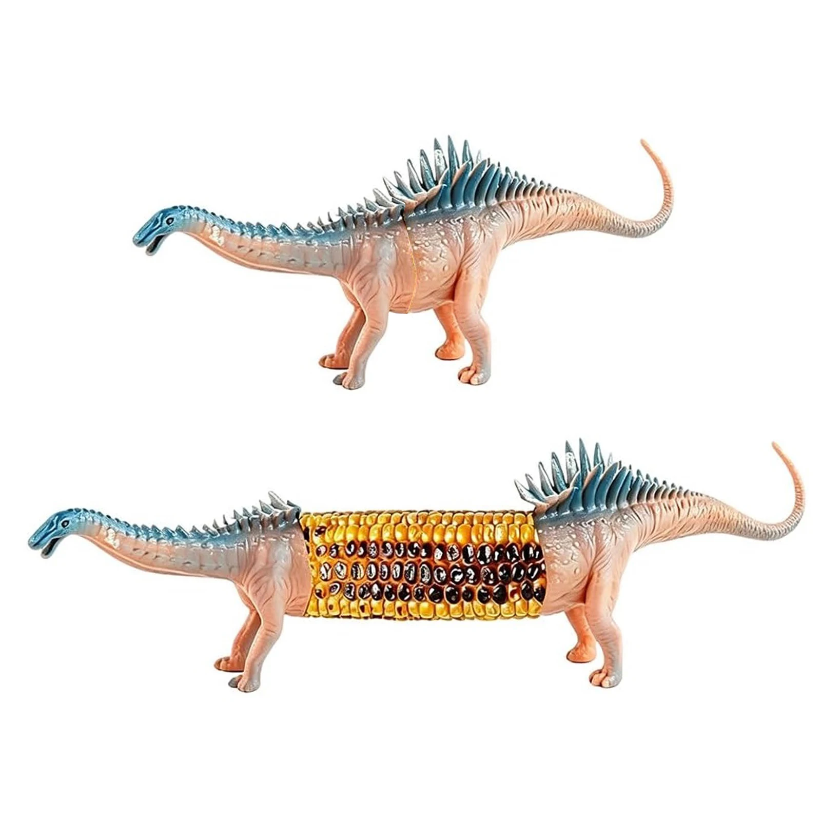 Dinosaur Corn Cob Holders with Stainless Steel Prongs Action Figures Collection Kid Toy for Display Decor Model Toy Kids Gifts