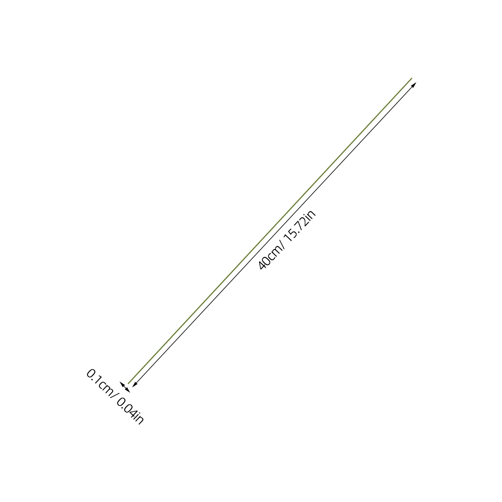 200 قطعة سلك جذع الورد الورقي 40 سنتيمتر الأخضر المرن الأزهار الجذعية Diy بها بنفسك لوازم الحرفية ل اكاليل الزهور باقات التيجان الديكور الأزهار #2