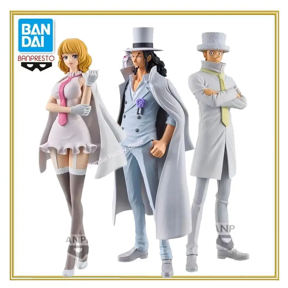 BANPRESTO DXF THE GRANDLINE SERIES EXTRA One Piece CP0 ROB LUCCI Stussy Kaku Figuras de Acción de Anime de PVC, Modelo Coleccionable