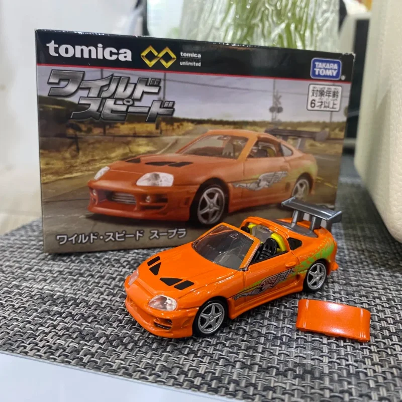 In Stock Original Tomica Premium Tpu03 Fast And Furious Supra Toy Car Alloy Toys Motor Vehicle Diecast Metal Model Toy Gift