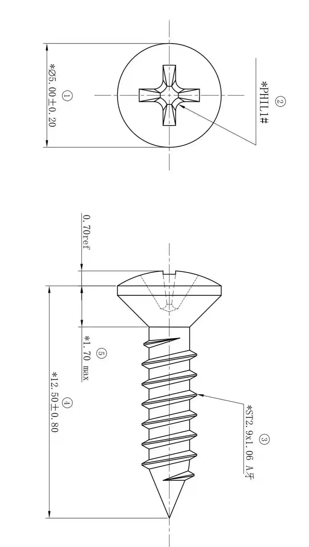 Acoustic Guitar Electric Guitar Guard Screw for ST TL Guitar Electric Bass Panel Chrome Screw Guitar accessories