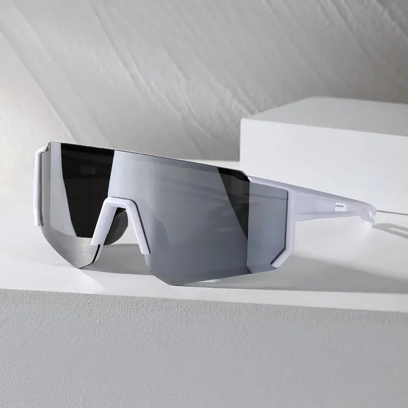 Klassische weiße Modedekoration, Unisex-Dekorationsbrille, modische Brille, geeignet für den Strand – Detail 6