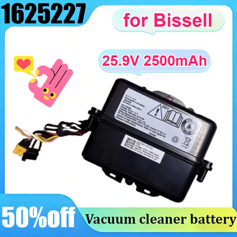 

1625227 Q30 Q4 25.9V 2500mAh for Bissell CrossWave X7 Series (Gen 4 & Gen 5) Cordless Wet Dry Vacuum Battery Pack