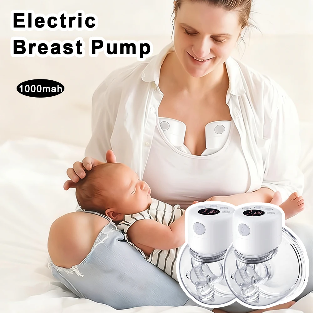 

1 шт./2 шт., носимый электрический молокоотсос, бесшумный невидимый молокоотсос без рук, удобный коллектор молока, съемник молока