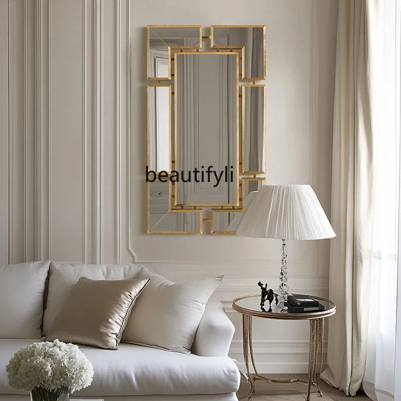 

A16 Classic Floor Mirror Living Room Decorative Mirror Bedroom Entrance Dress Mirror Rectangle
