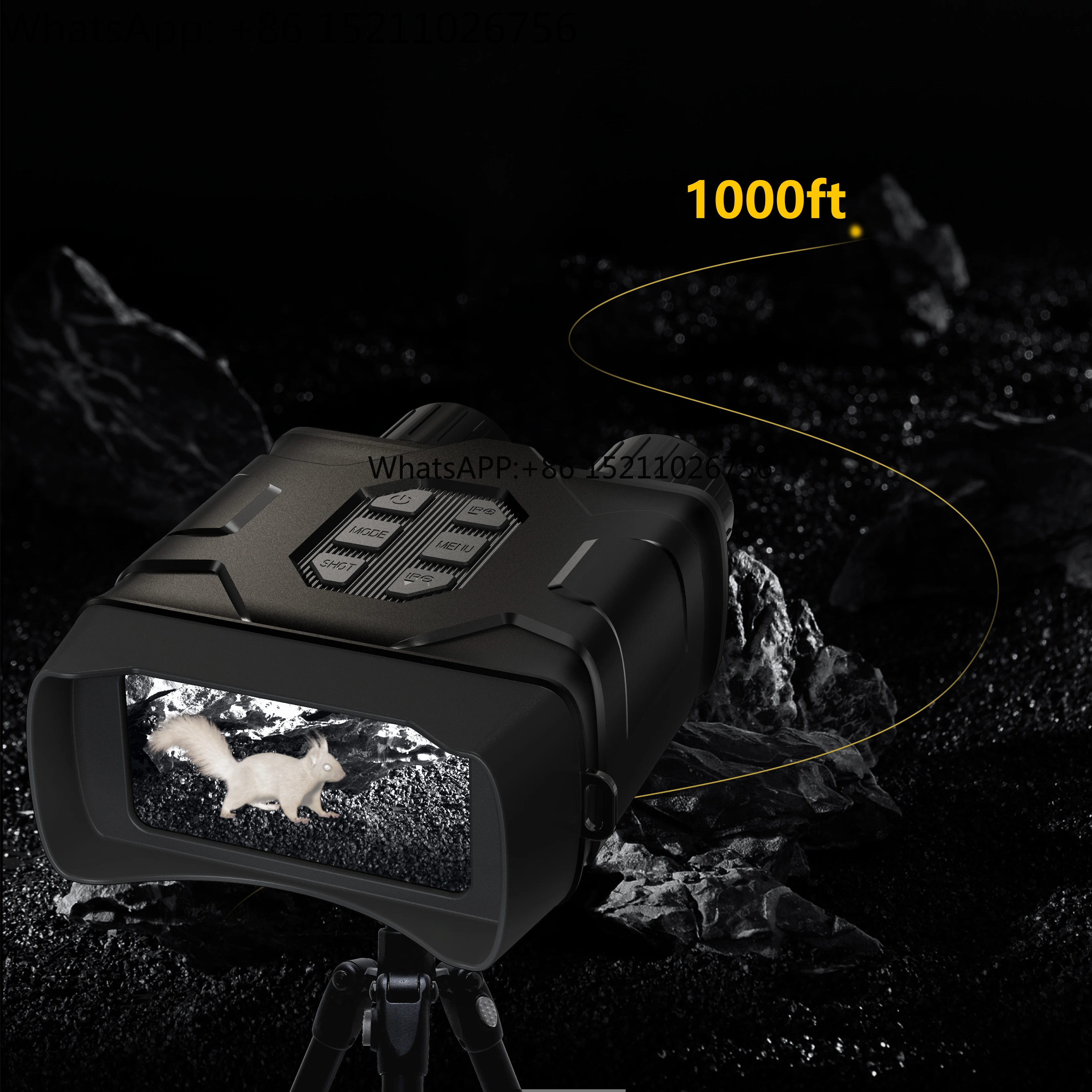 أحدث أداة للرؤية الليلية لعام 2023 5K HD ثنائي الأسطوانة بالأشعة تحت الحمراء كاملة الألوان يمكن توصيلها بالرؤية الليلية مع الهاتف المحمول 10 Tim