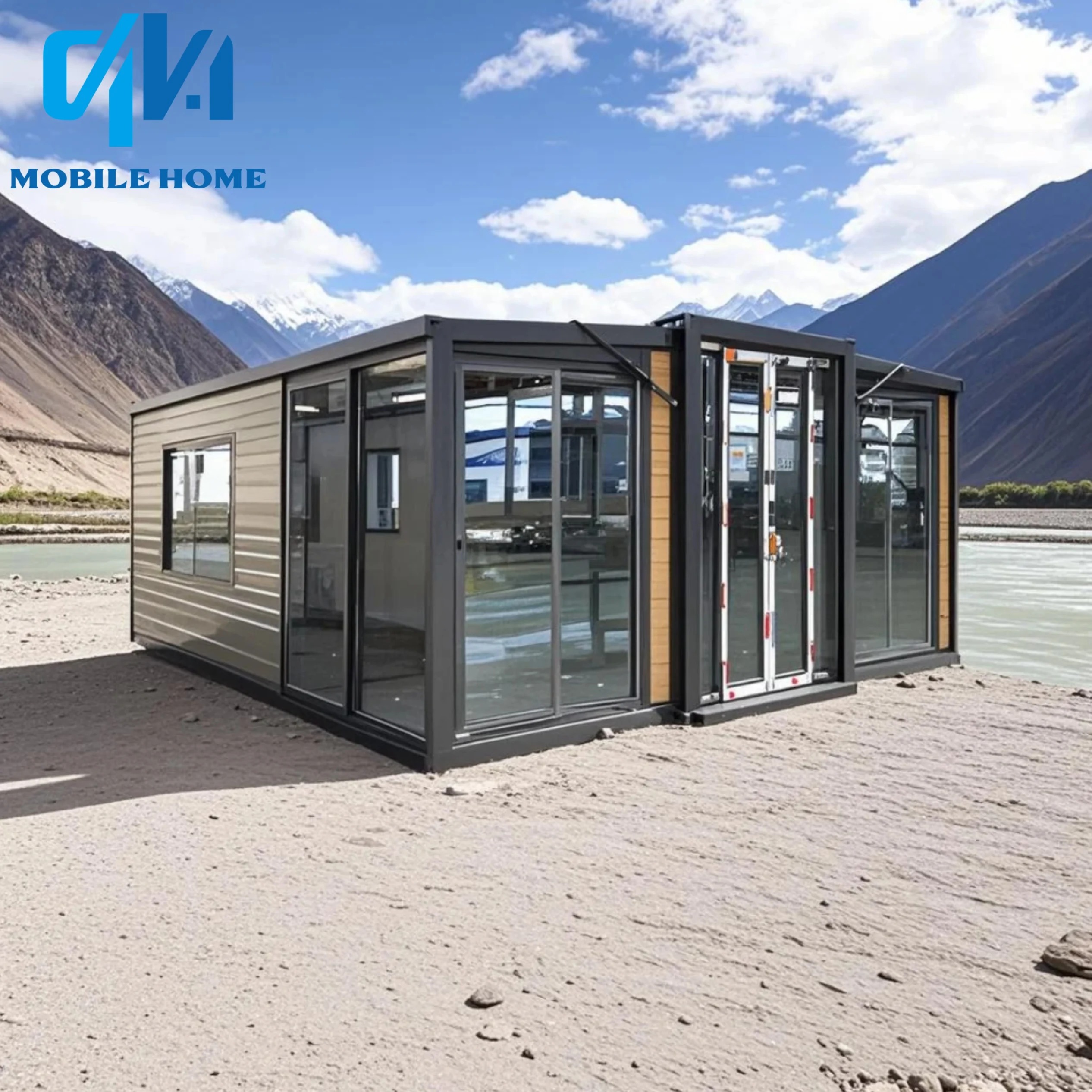 Customized Direct Sale 20Ft 40Ft Container Expandable Prefabricated House Bathroom Villa Prefab Luxury Portable Home Casa Portab