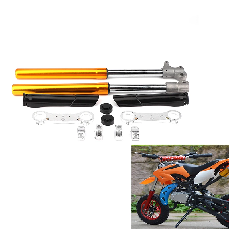 Xe Máy 47cc 49cc FK08 2 Thì Coolster QG-50 Phuộc Trước Sốc Treo Dĩa Chống Sốc Cho Mini Bỏ Túi Trẻ Em Xe Đạp