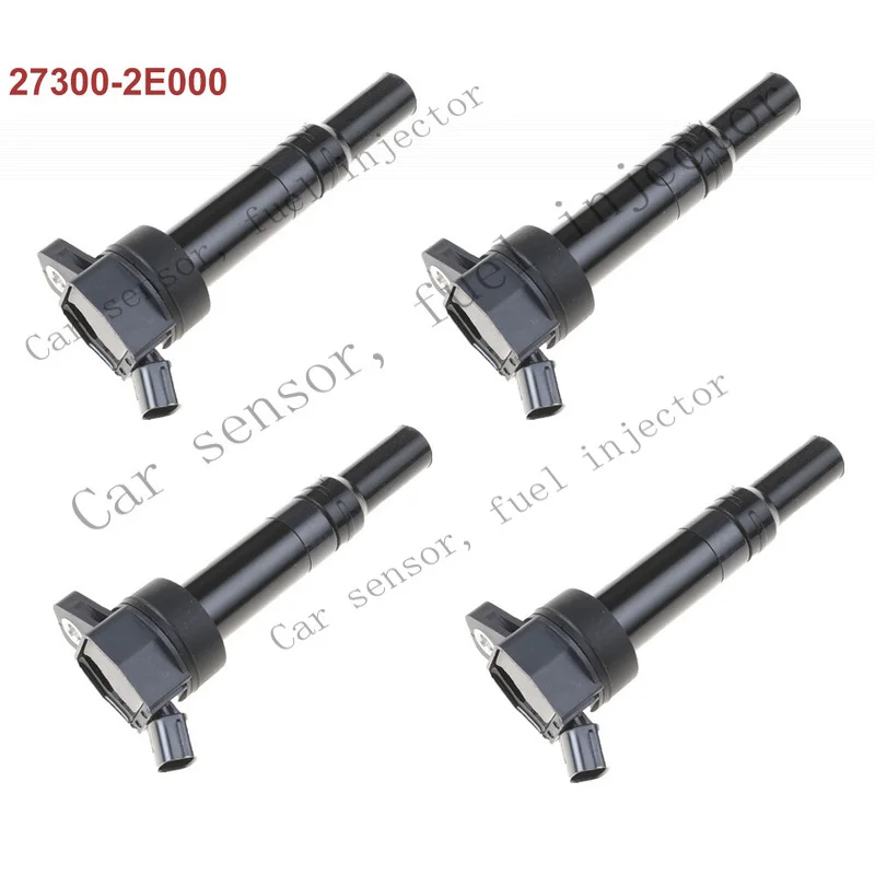 Q+ 4pcs Ignition Coil Fits For Hyundai Elantra i30 ix35 Kia Cerato Rondo 1.8L 2.0L