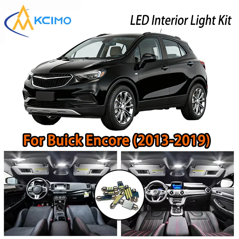 

KCIMO For Buick Encore (2013-2019) Premium LED Interior Kit - 2 Colors , Quick Installation, Long-Lasting