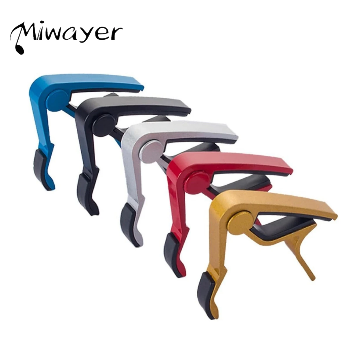 Miwayer Guitar Capo with Tone Enhancement System - Lightweight Alloy, Quick Adjustment for All Stringed Instruments