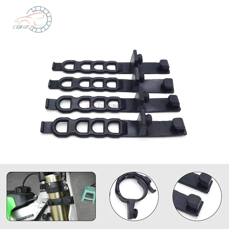 

CQHZJ Motorcycle Headlight Mask Rubber Fix Bracket Strips For KTM XCW EXCF HUSQVARNA FC TC TX FX Accessories 4 Piece /lot