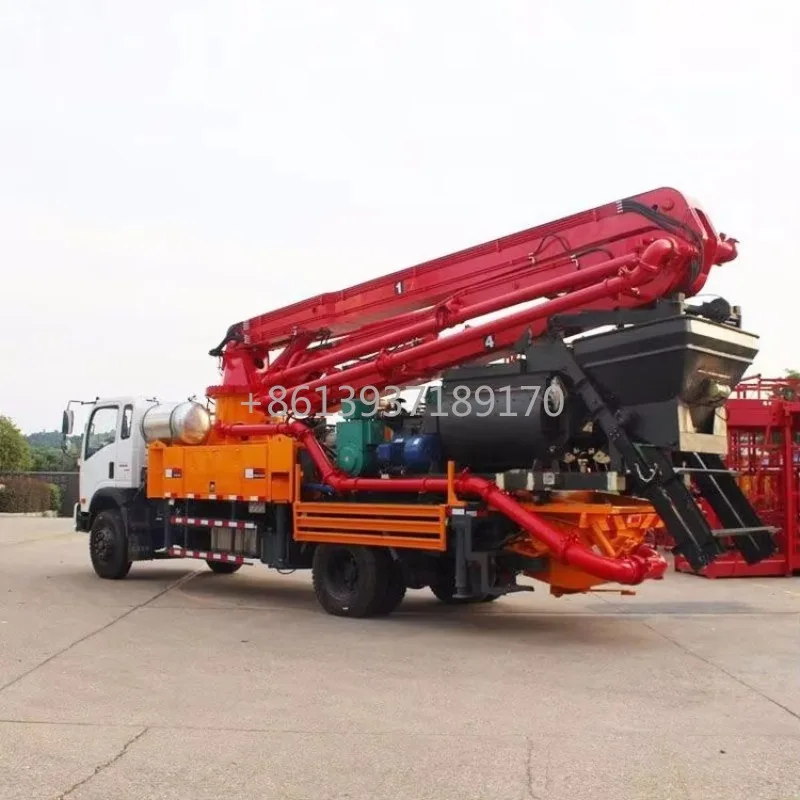 Mobile Wet Shotcrete Machine Concrete Spraying Truck