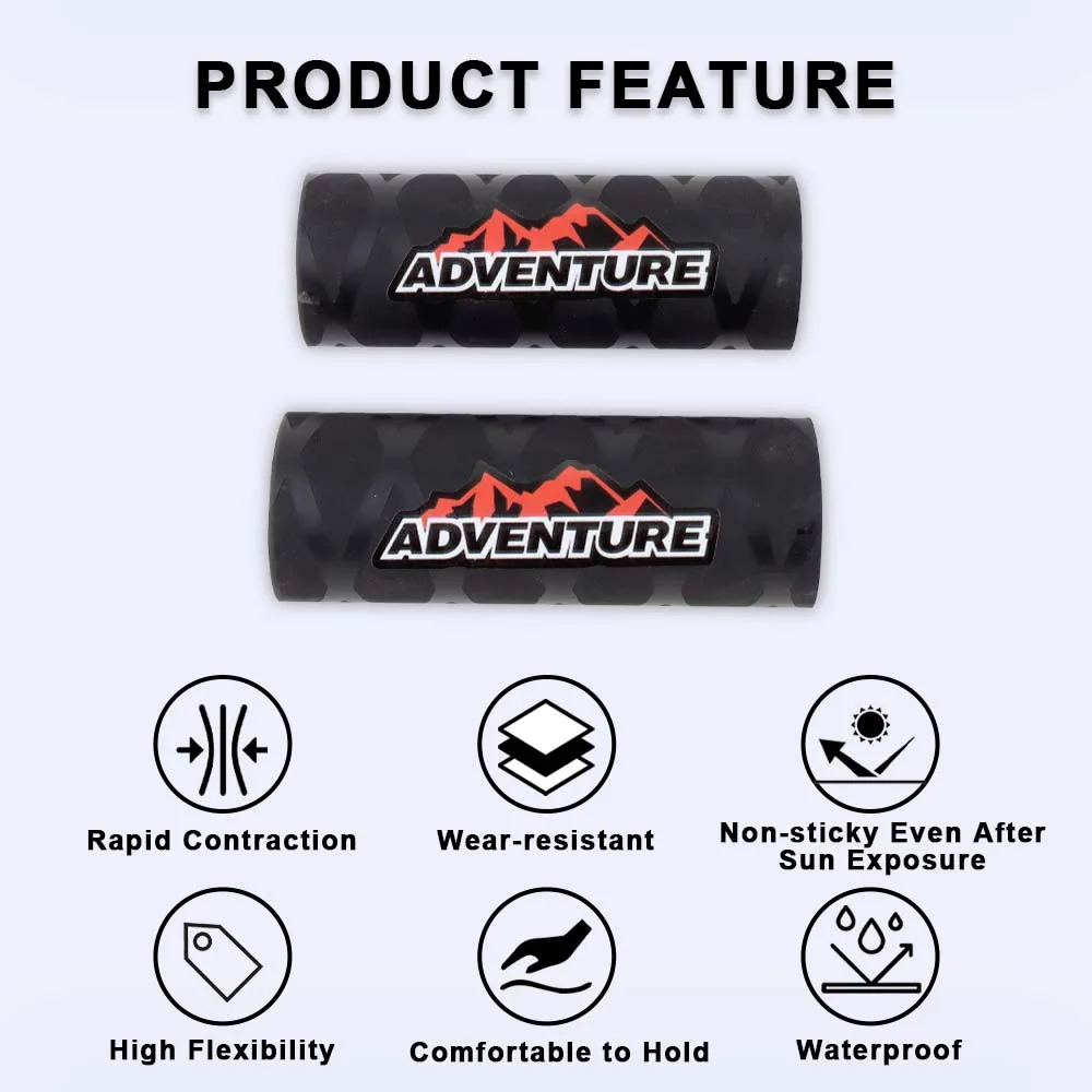 For KTM 390 790 890 ADV 1290 1390 Super Adventure Motorcycle Handlebar Cover Heat Shrinkable Grips Rubber Gloves Accessories