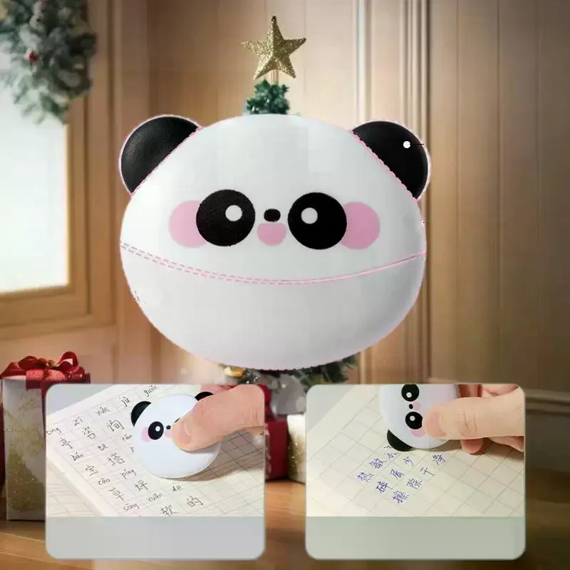 2PCS Kids Gift Panda Style Thermal Eraser Dual Purpose Erasers Creative Stationery For School Office Easy To Wipe Supplies