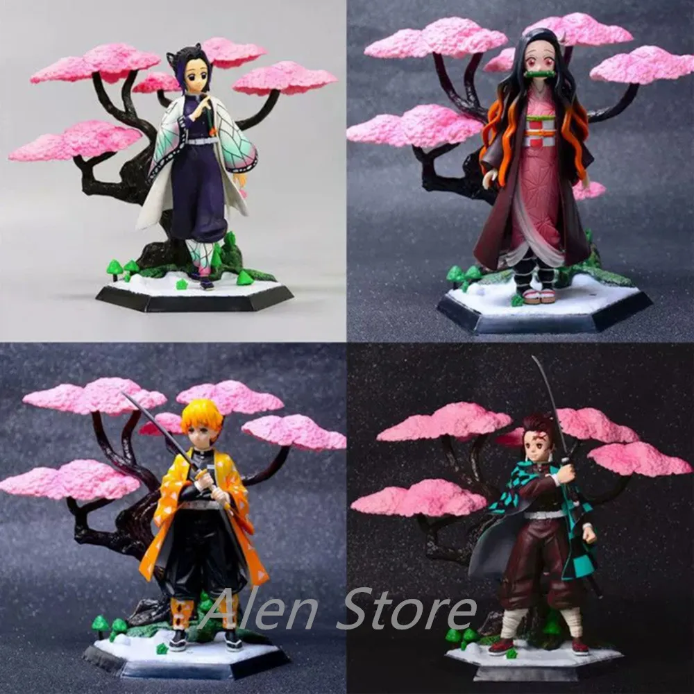 

Demon Slayer Sakura Kimetsu No Yaiba Rengoku Kyoujurou Tanjirou Kamado Nezuko Kamado Agatsuma Zenitsu Doll Toy Gift For Adult