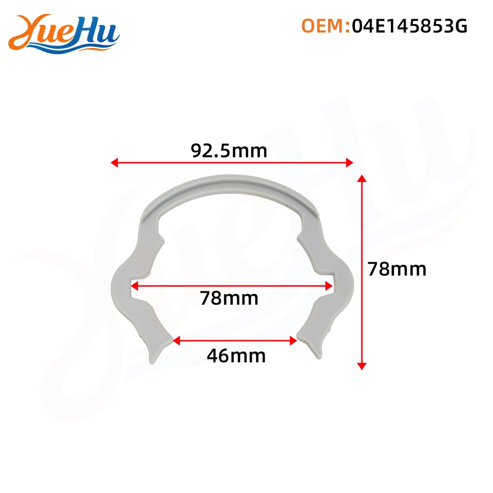 YUEHU 2PCS Throttle Clamp 04E145853G Turbocharger Intercooler Pipe Compatible with Volkswagen, Audi, and Skoda
