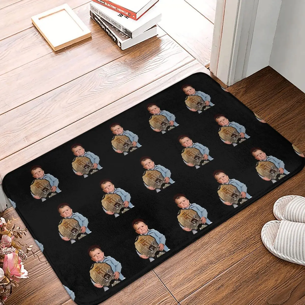 Hasbulla Magomedov Bath Non-Slip Carpet Cute Flannel Mat Entrance Door Doormat Home Decor Rug