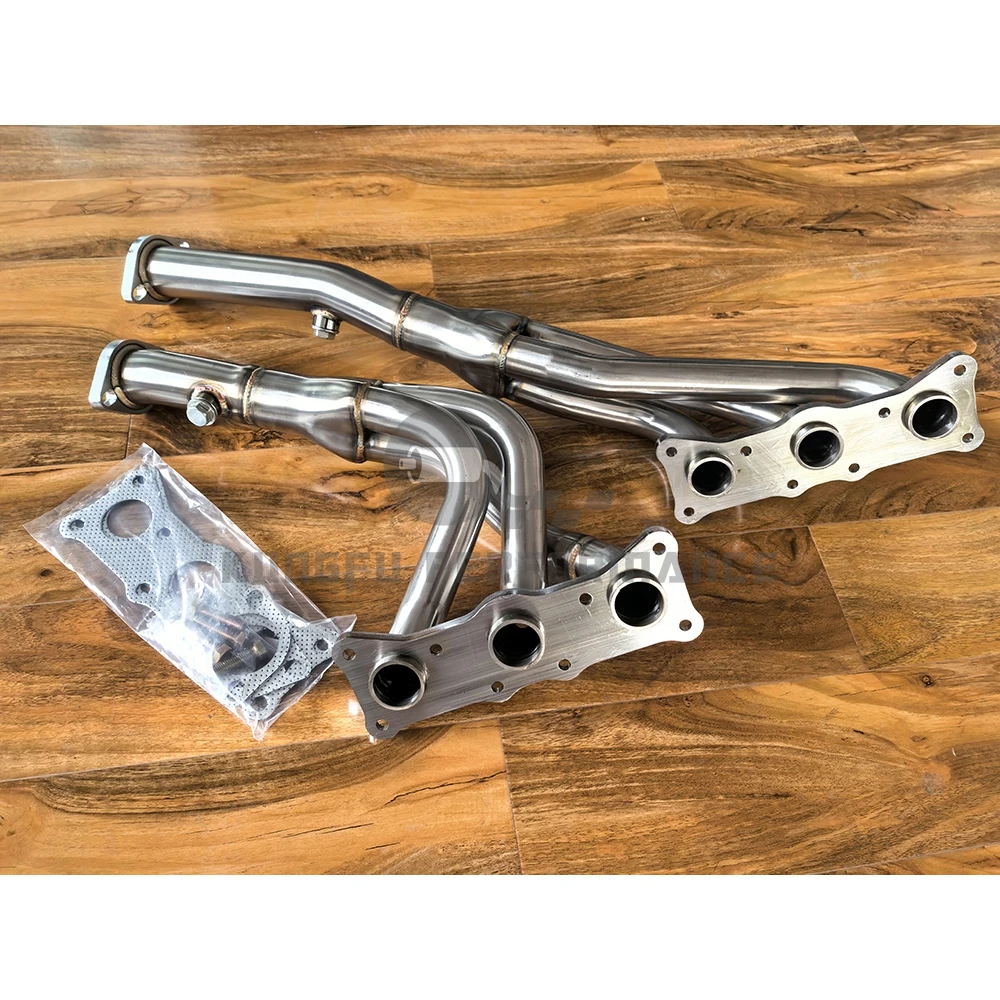 KUNGFU PERFORMANCE SS304 Euro Model B M W 3 Series N52 N51 N53 Engine 2006-2013 Stainless Steel Exhaust Header