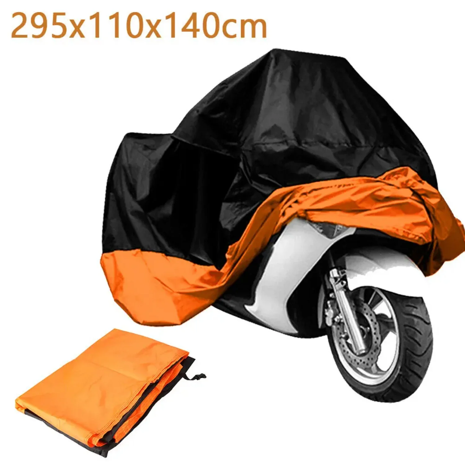 

4XL Motorcycle Cover Outdoor Waterproof Cover UV Proof All Season Fit Outdoor Scooter Rain Cover Harley