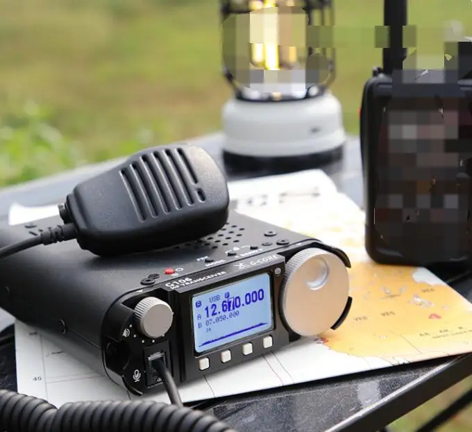 Oryginalny G-CORE XIEGU G106C G106 5W HF Transceiver QRP SDR Transceiver SSB/CW/AM trzy tryby krótkofalówka odbioru WFM