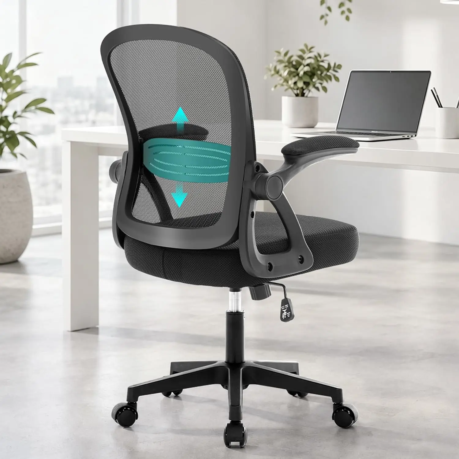 Ergonomic Office Chair, High Back Mesh Desk Chair with Lumbar Support