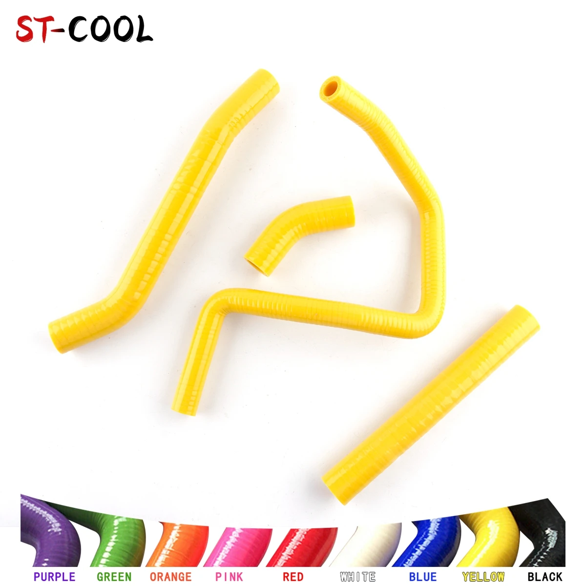 For Honda TRX700XX TRX 700XX 2008 2009 2010 2011 Silicone Radiator Hoses Tubes Kit Piping 4Pcs 10 Colors