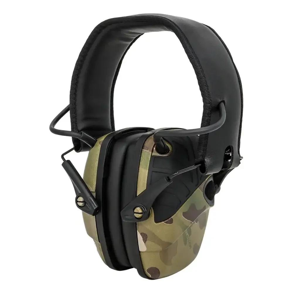 Tactical Camouflage MultiCam Electronic Protection Earmuffs Hearing Protection Noise Reduction Ear Protection Tactical Headphone