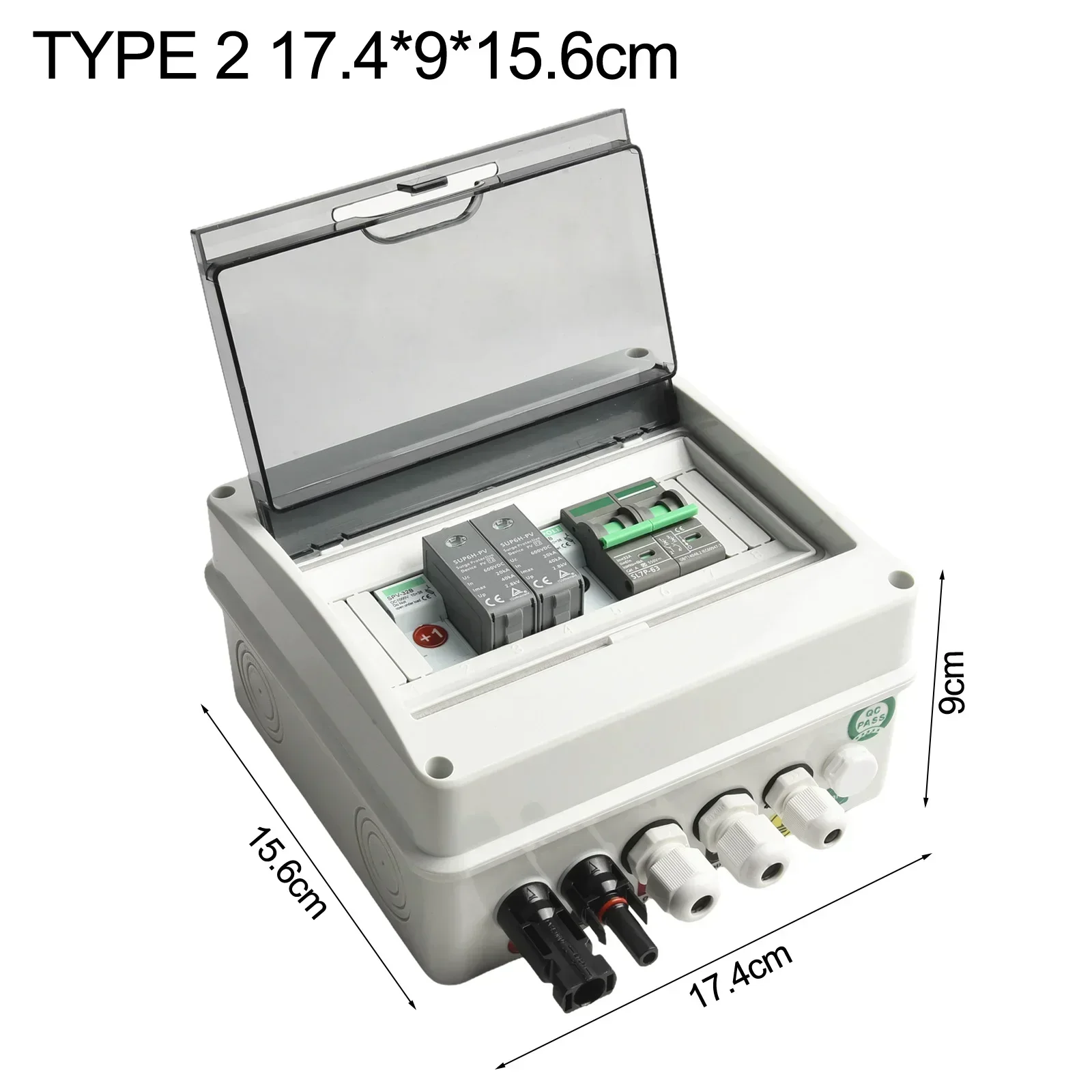 

Высокое качество, новый фотоэлектрический объединитель, предохранитель постоянного тока для жилых помещений на крыше 1 в 1, выход 200*150*95 мм, 550 В, защита