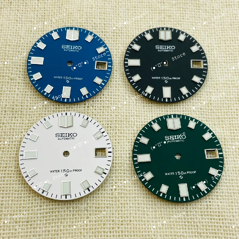 

Suitable for the new NH35 dial diameter 28.5mm modified mechanical watch Yuanzu green night watch accessories