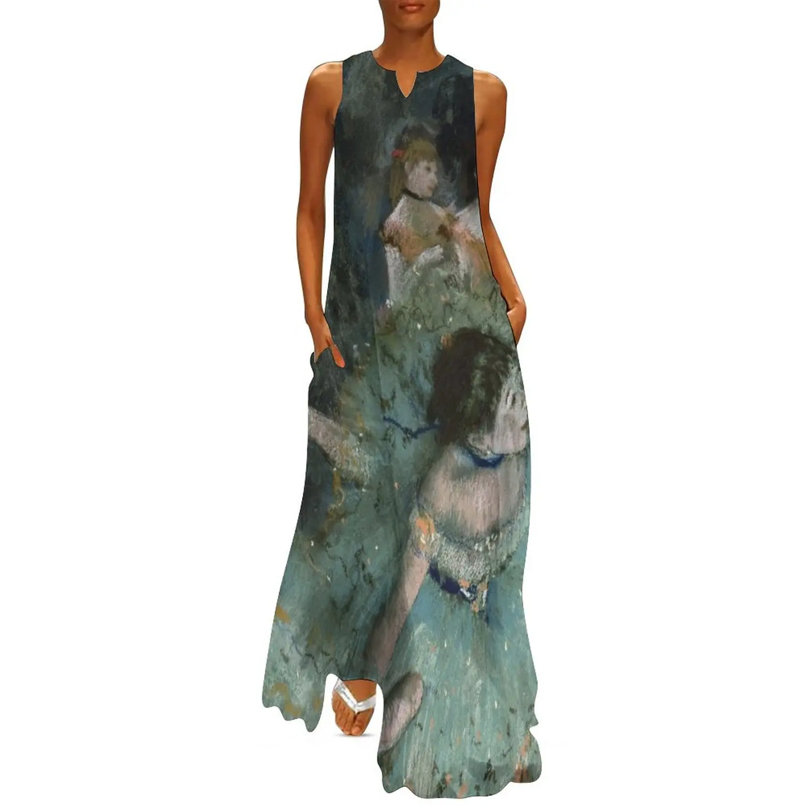 Swaying Dancer - Edgar Degas Long Dress dresses for woman 2025 Woman fashion Dress