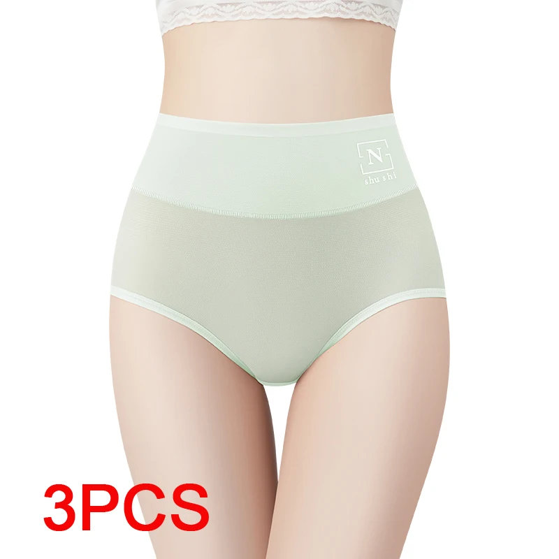 3Pcs Fashion Women's Panties Set Ultrathin Summer Lingerie Sexy Briefs Seamless Triangular High Rise Sports Women Underwear