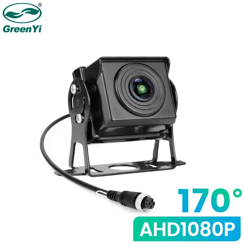 GreenYi 170° AHD 1920*1080P Fisheye Wide Angle Lens High Definition Starlight Night Vision Car Rear View Camera For Bus Truck