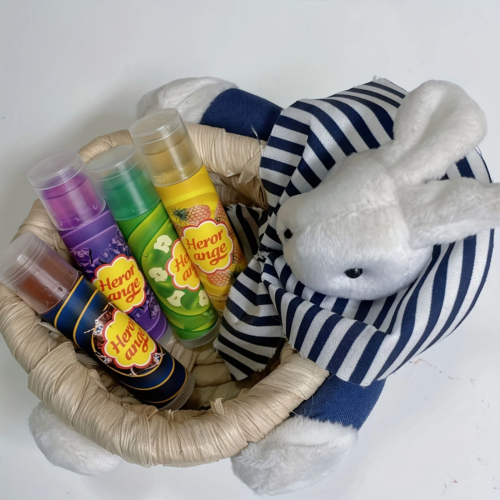 헤로렌지 보습 립밤 & 마스크 - 핫 코코아 롤리팝 향, 수분 공급, 입술 주름 완화, 유니섹스 립 케어