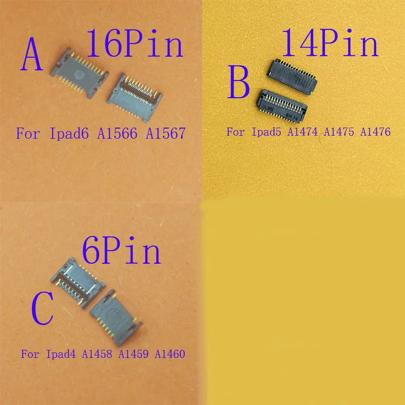 1-20Pcs Fingerprint Return Key FPC Connector Plug Home Button Flex For Ipad 6 4 5 Air2 A1566 A1567 A1458 A1474 Ipad5 Ipad6 Ipad4