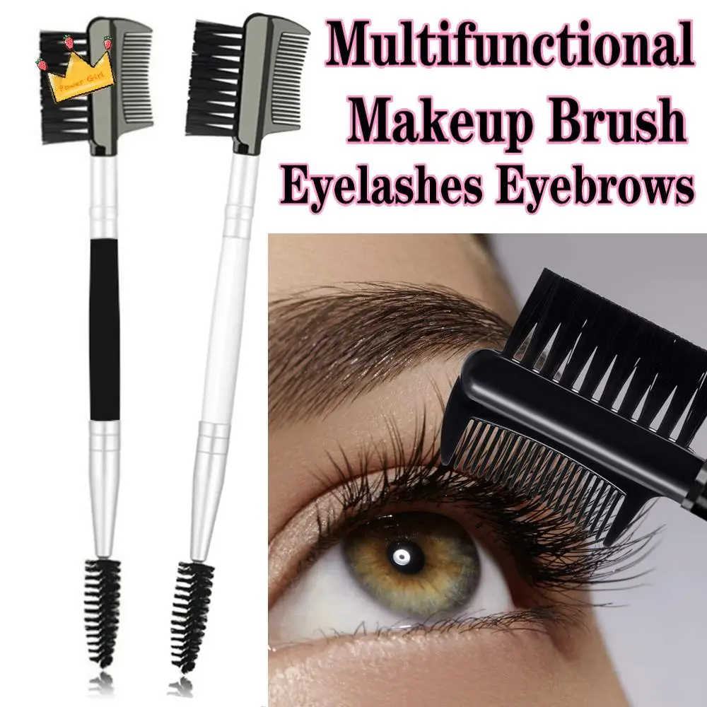 

Makeup Tool Double Ended Stainless Steel Eyelash Applicator Eyelash Brush Eyebrow Comb Makeup Brushes Eyebrow Brush