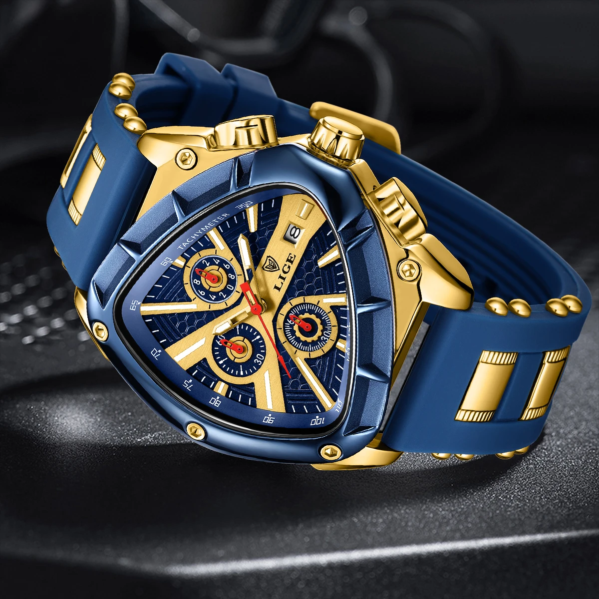 LIGE Military Men Watch Fashio - Watch Triangle Luxury recension och pris