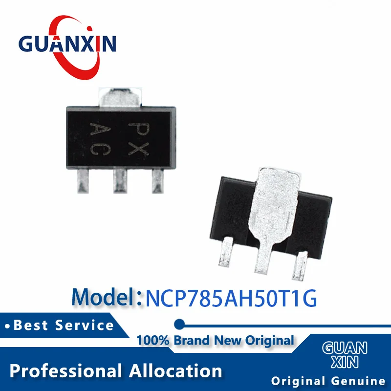 

100% New electronics NCP785AH50T1G NCP785AH50T1 SOT-89-3 Marking AC NCP785