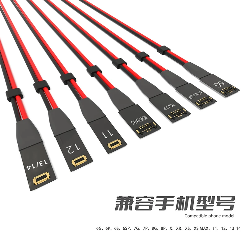 2UUL Ultra Soft Power Line DC Power Supply Control Test Cable For iPhone 6-14 Pro MAX Mobile Phone Motherboard Test Repair