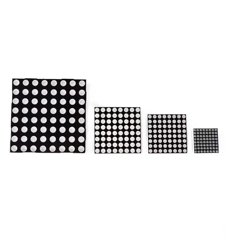 2PCS 1.9/3.0/3.75/5.0mm Common Anode / Cathode Red Highlight LCD Digital Display Tube AS/BS Digital Tube 8*8 LED Dot Matrix