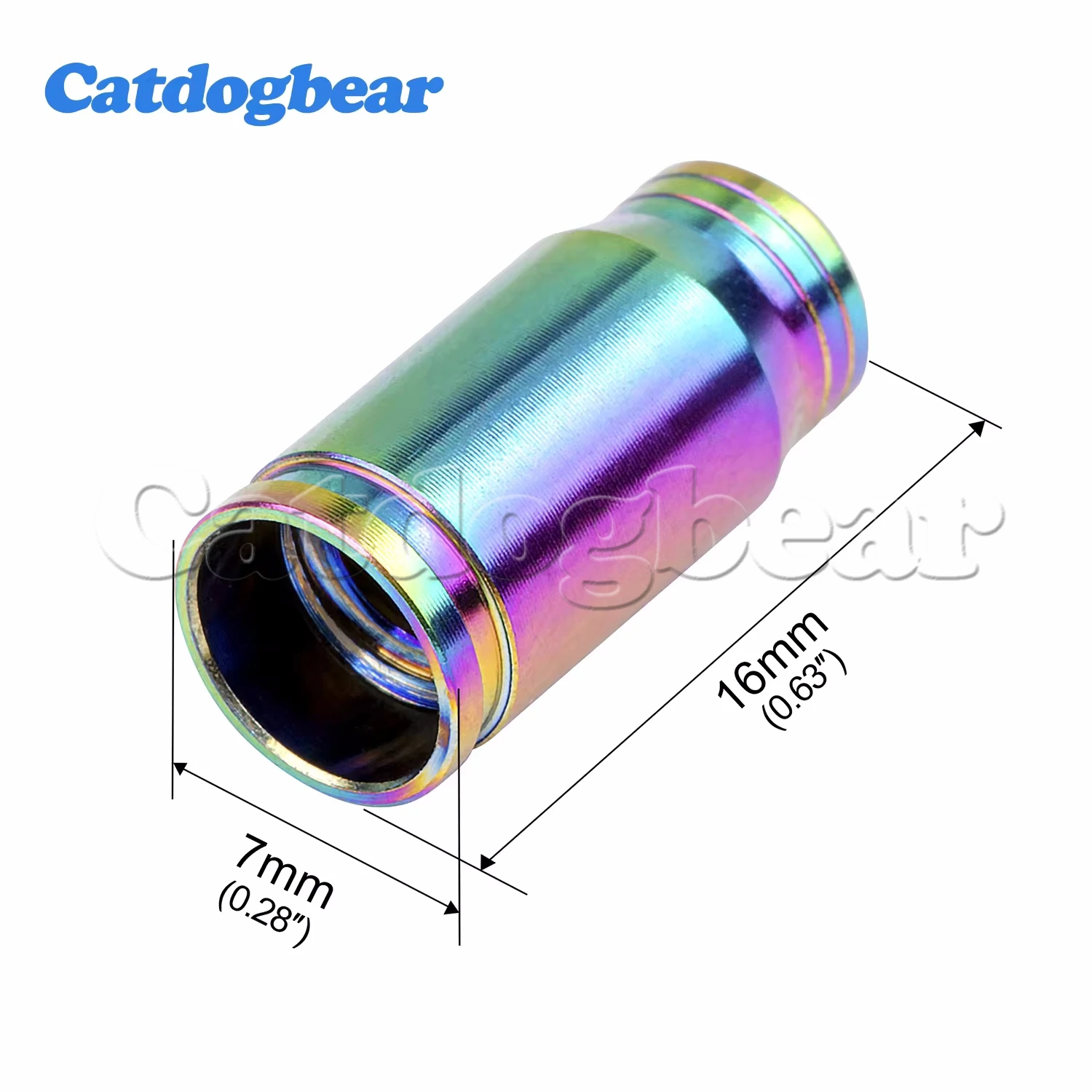 Catdogbear 4PCS Titanium Valve Cap for MTB Bike Tire Wheel Dust Valve Cover Presta Valve Cap Cover Protector