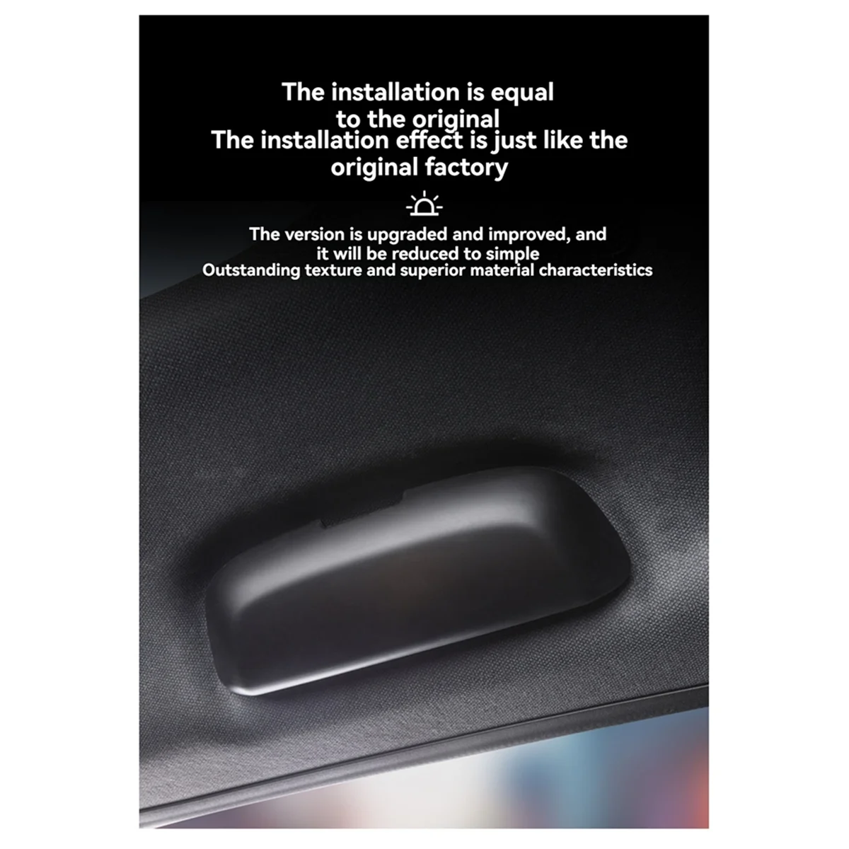 Caixa de armazenamento de óculos de carro e clipe de óculos de sol para Toyota Prado LC250 (2024), modificação de armazenamento de teto (versão B) -T45C