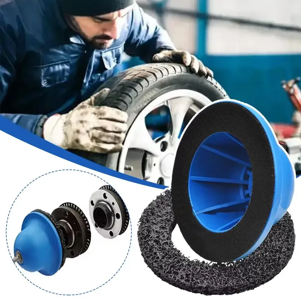 150mm Wheel Hub Grinder Cleaning Rotor Wheel Hub Grinder Rust Grinding / Cleaning Rotor / Rim Surface for Cordless/ Air Drill