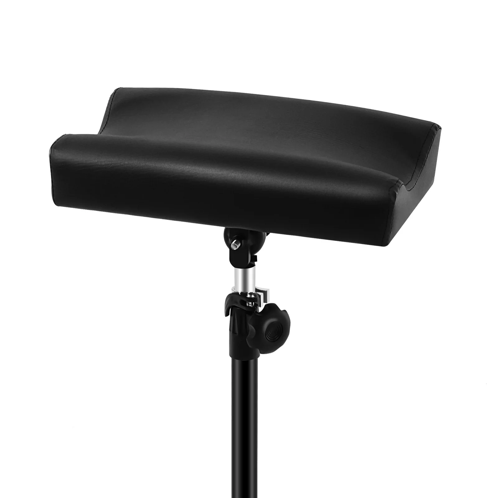 حامل مسند ذراع الوشم 360 °   تدوير المحمولة الوشم الذراع الراحة الساق حامل ثلاثي القوائم 150 كجم أنابيب الحديد مسند الذراع قوس قابل للتعديل 70