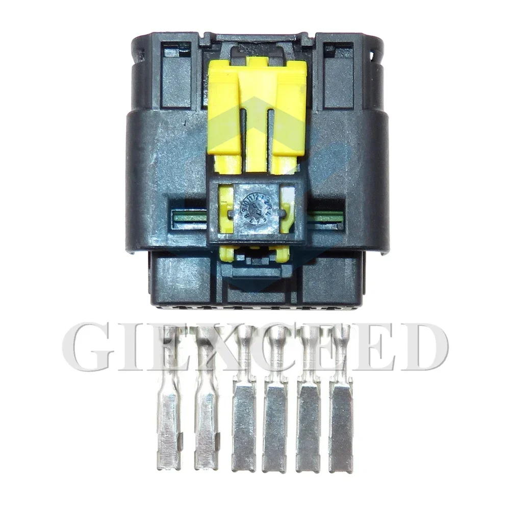 1 Set 6 Pin Electrical Connector 1.5 2.8 Series Auto Waterproof Composite Socket AC Assembly Auto Modification Accessories
