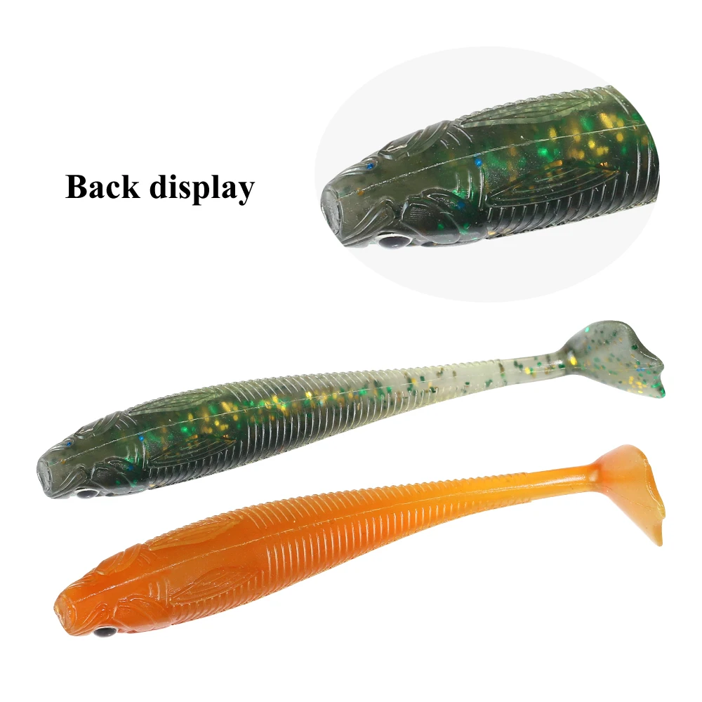 New Fishing Lures 70mm 95mm Soft Lure Artificial Wobblers Carp Silicone Bait for Pike Bass Trolling Sea Swimbait Predator Tackle