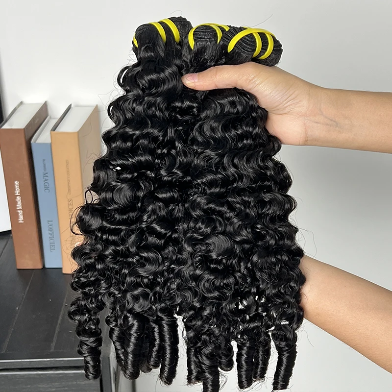 

Burmese Curly Hair Bundles Ocean Spirals Curly Virgin Pix Curly Bundles Raw Unprocessed Human Hair Extensions Wavy Double Weft