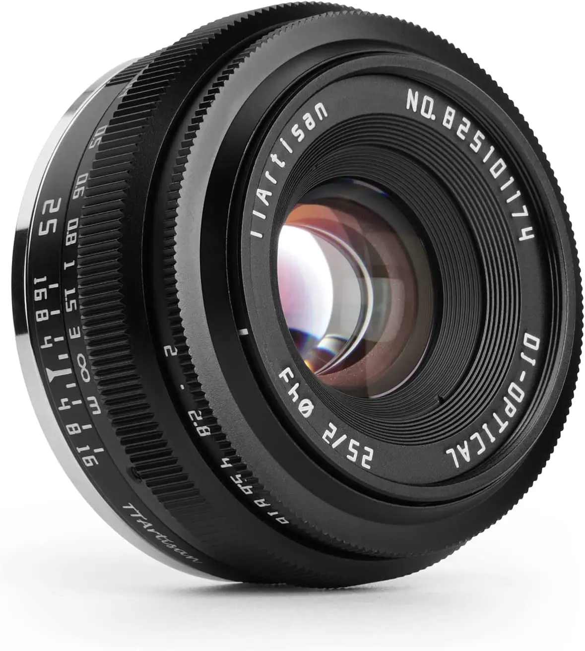 TTArtisan 25mm F2 Wide-Angle APS-C Camera Lens Large Aperture Manual Fixed for Canon RF/Sony E/Nikon Z/Fuji XF/MFT M43/L Mount