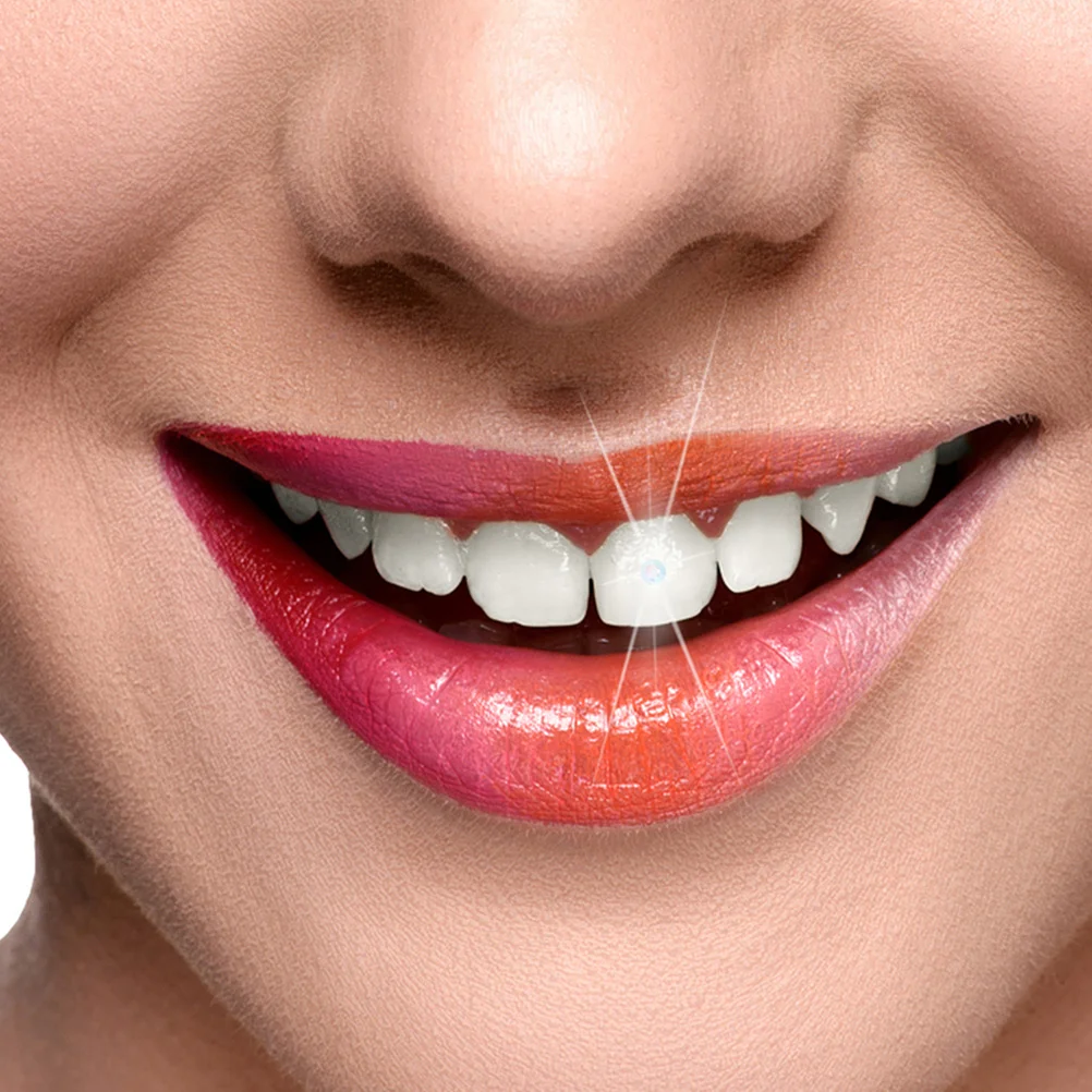 

40Pcs Teeth Crystal Decor Shiny Dental Ornaments DIY Tooth Gems Jewelry Creative Teeth Adornment Accessories Tooth Gems Crystals