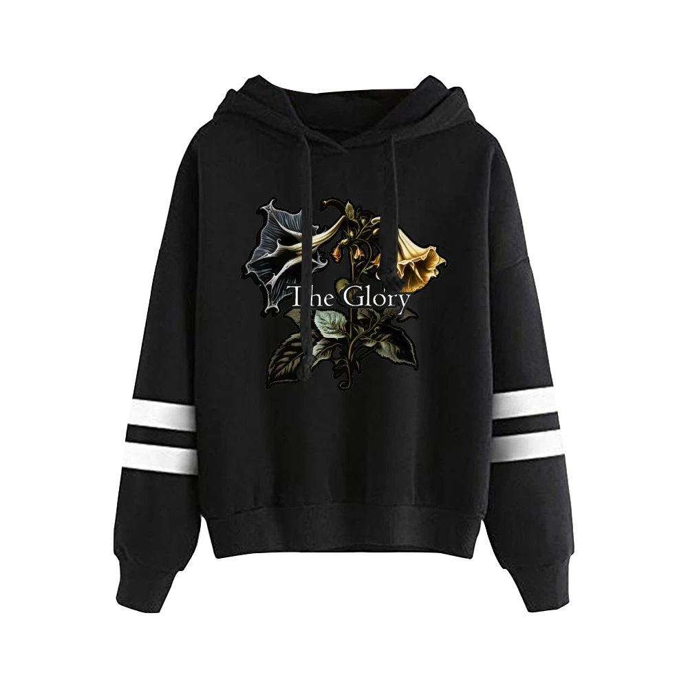 

2026 The Glory 2 Kdrama Hoodie Unisex Pocketless Parallel Bars Sleeve Sweatshirts New Korean Tv Series Men Women's Clothes